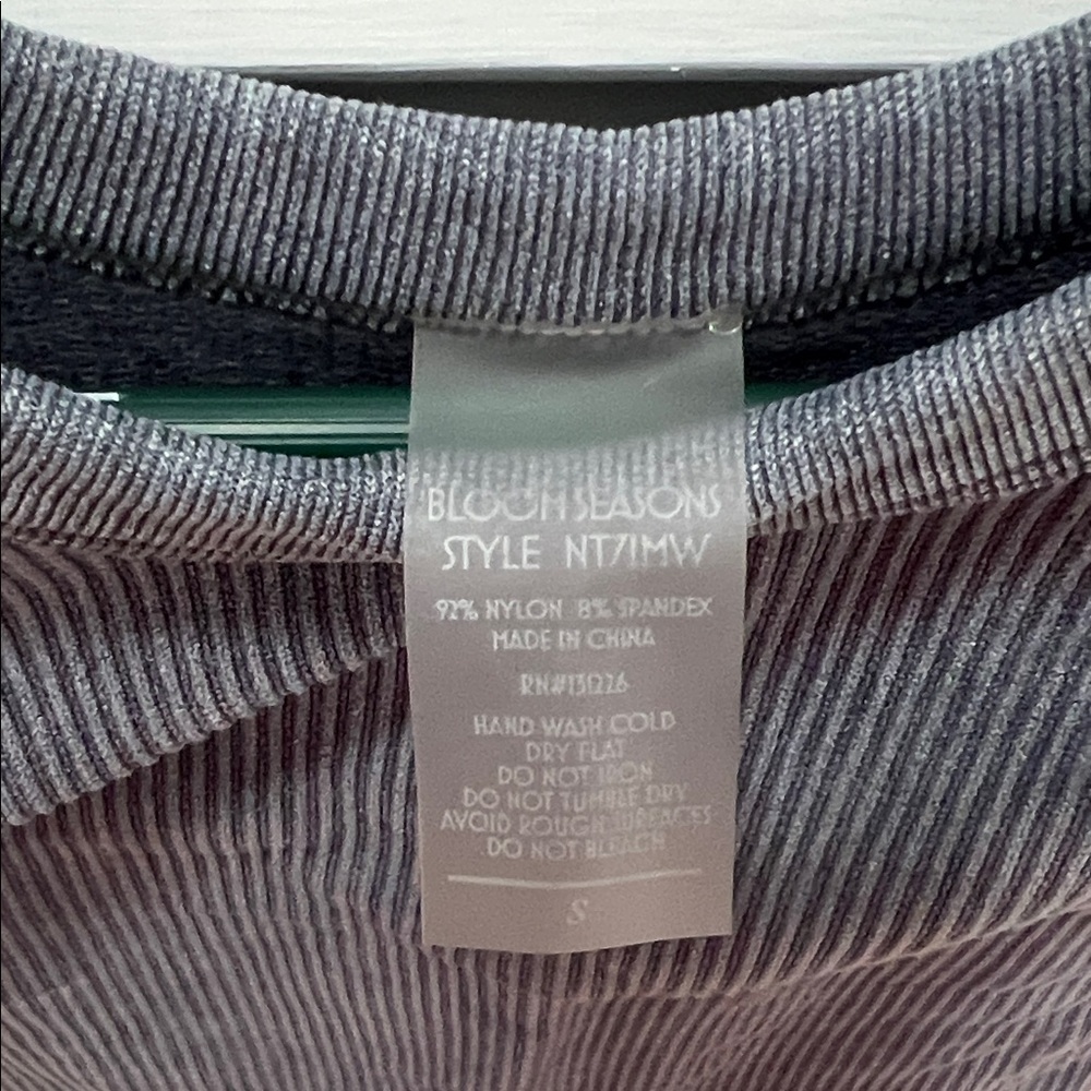 Charcoal Ribbed Tank Top - Picture 2 of 3